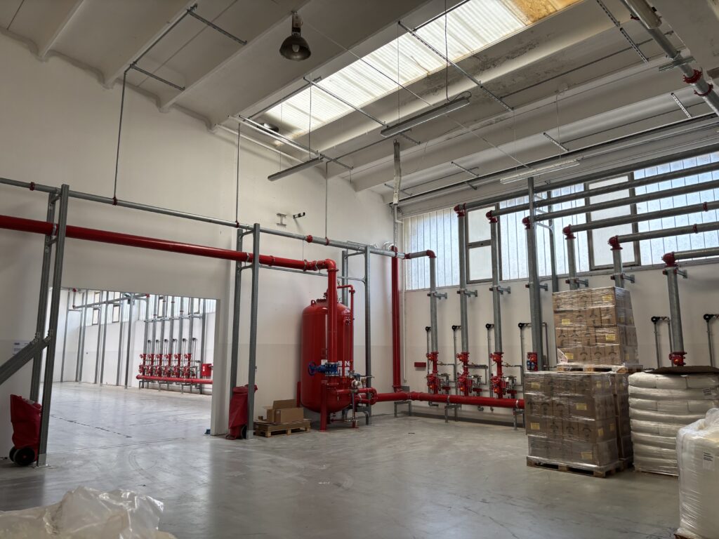 sistema antincendio sprinkler reggio emilia